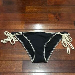 Victoria Secret Black Bathing Suit Bottoms